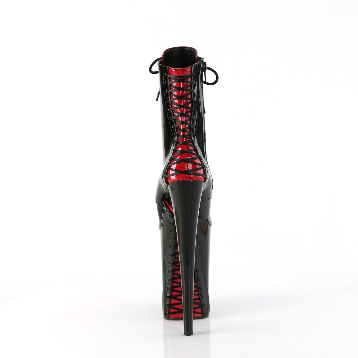 Pleaser  Botines INFINITY-1020fh BLK-RED PAT/BLK-RED