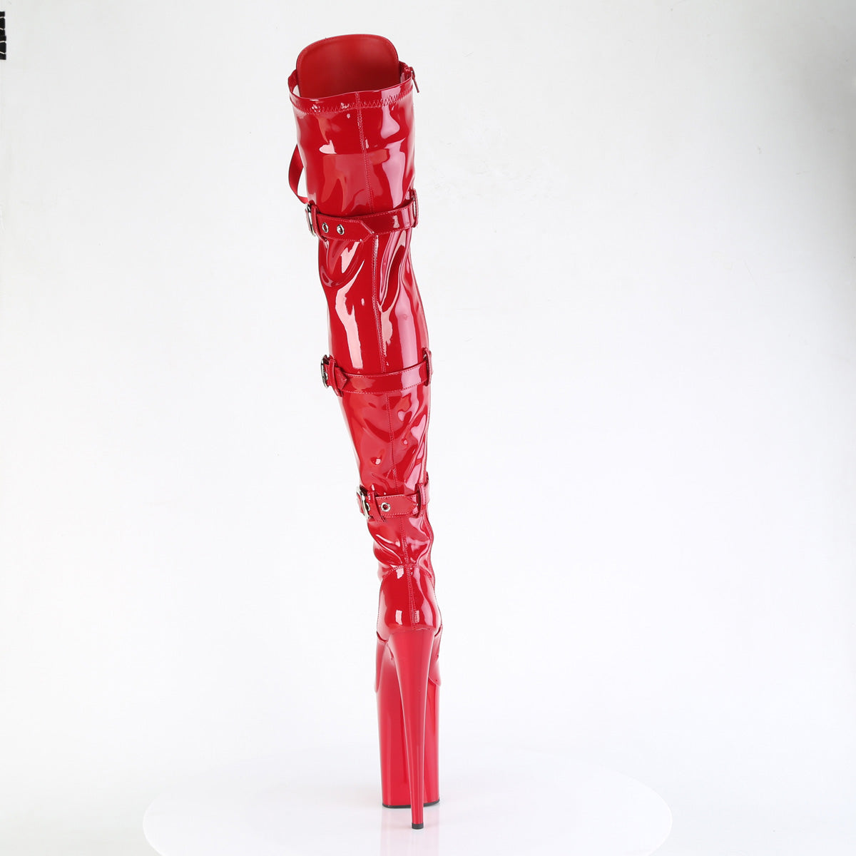 Pleaser   INFINITY-3028 rojo str pat/rojo