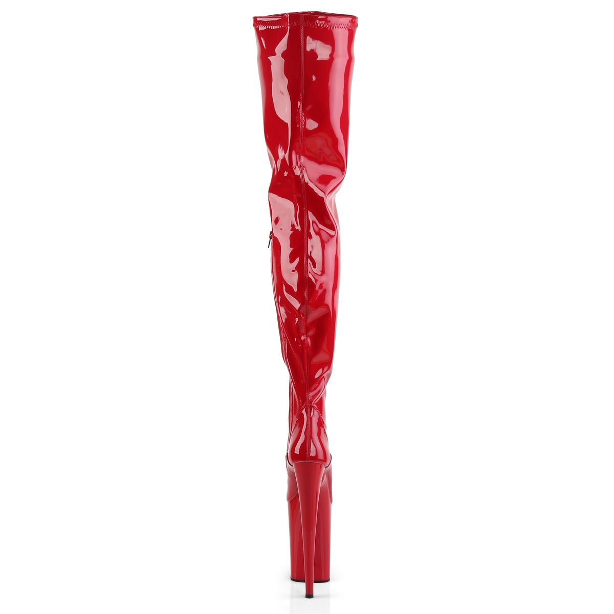 Pleaser Womens Boots INFINITY-4000 Red Str Pat/Red