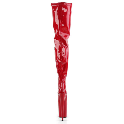 Pleaser Womens Boots INFINITY-4000 Red Str Pat/Red