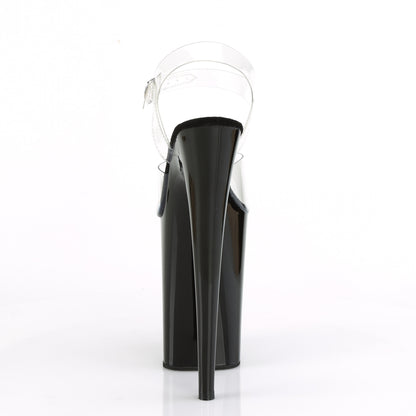 Pleaser Womens Sandals INFINITY-908 Clr/Blk