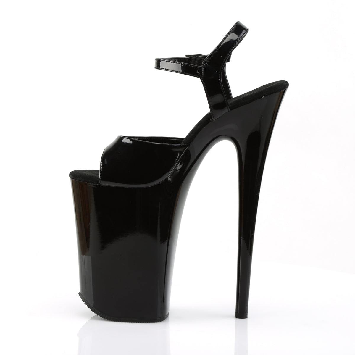 Pleaser Womens Sandals INFINITY-909 Blk/Blk