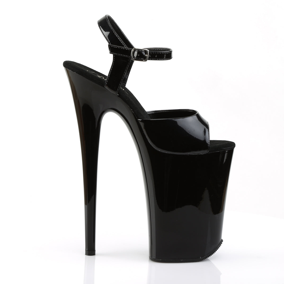 Pleaser Womens Sandals INFINITY-909 Blk/Blk
