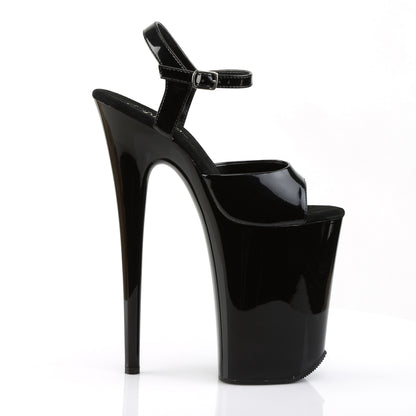 Pleaser Womens Sandals INFINITY-909 Blk/Blk