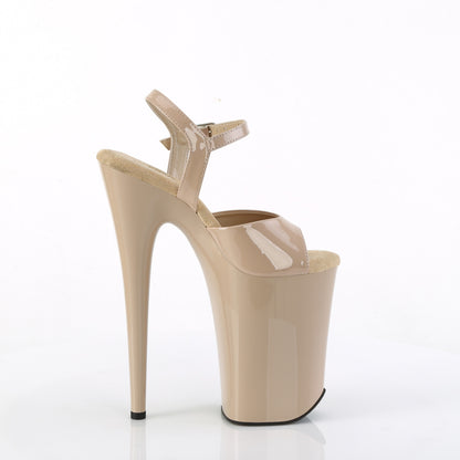 Pleaser  Sandalias INFINITY-909 desnuda Pat/desnuda