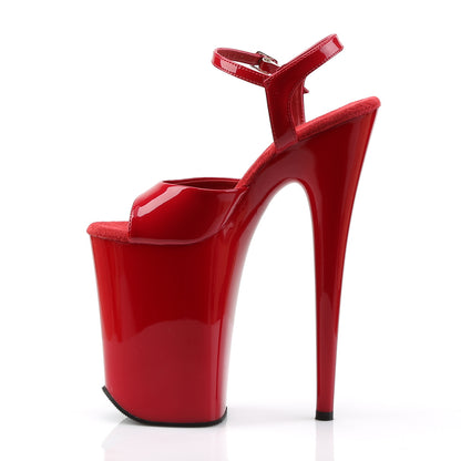 Pleaser Womens Sandals INFINITY-909 Red/Red