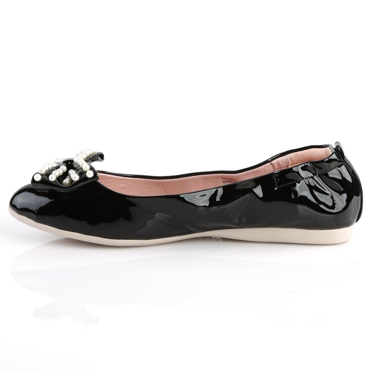 Pin Up Couture Womens Pumps IVY-09 Blk Pat