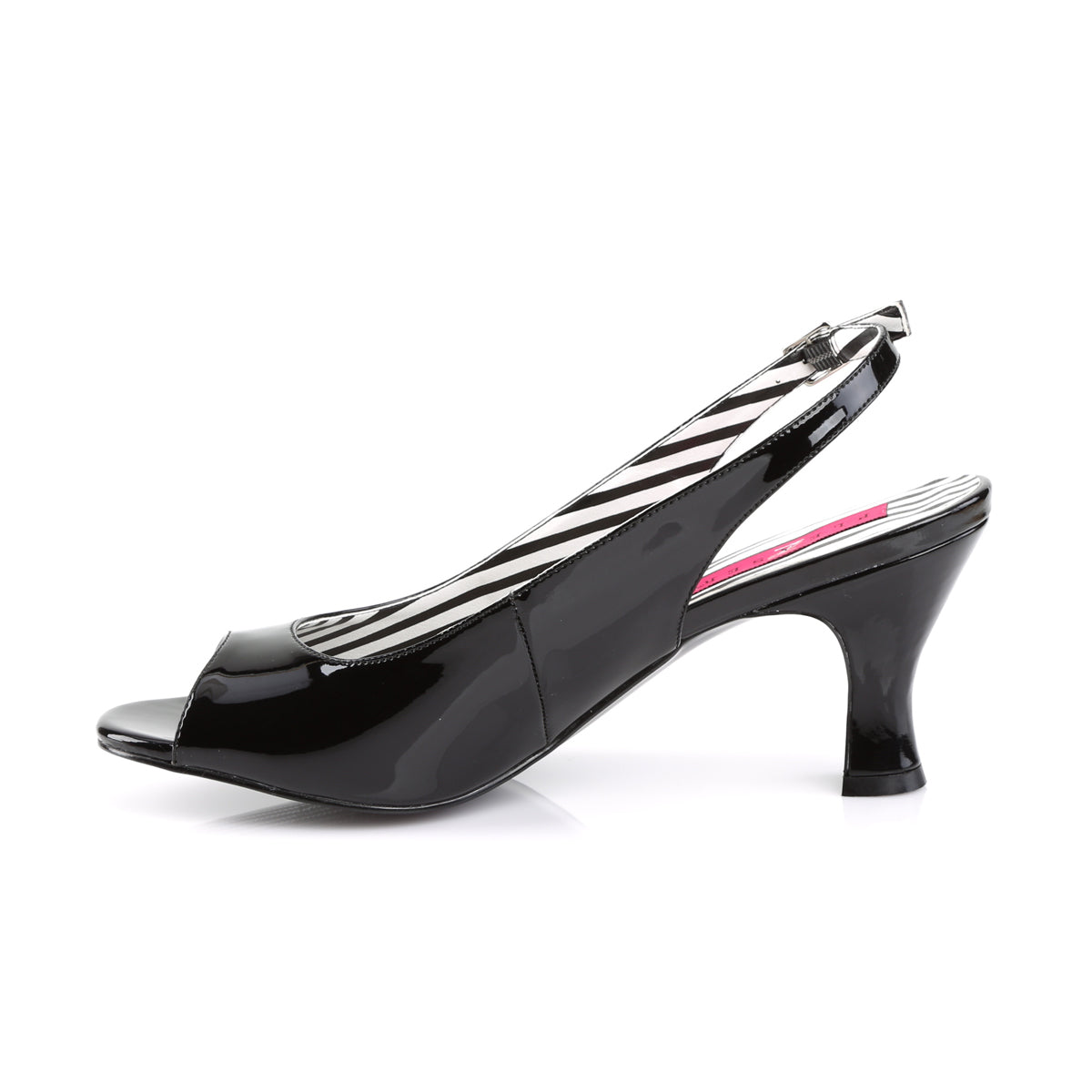 Pleaser Pink Label Bombas para mujer JENNA-02 BLK PAT