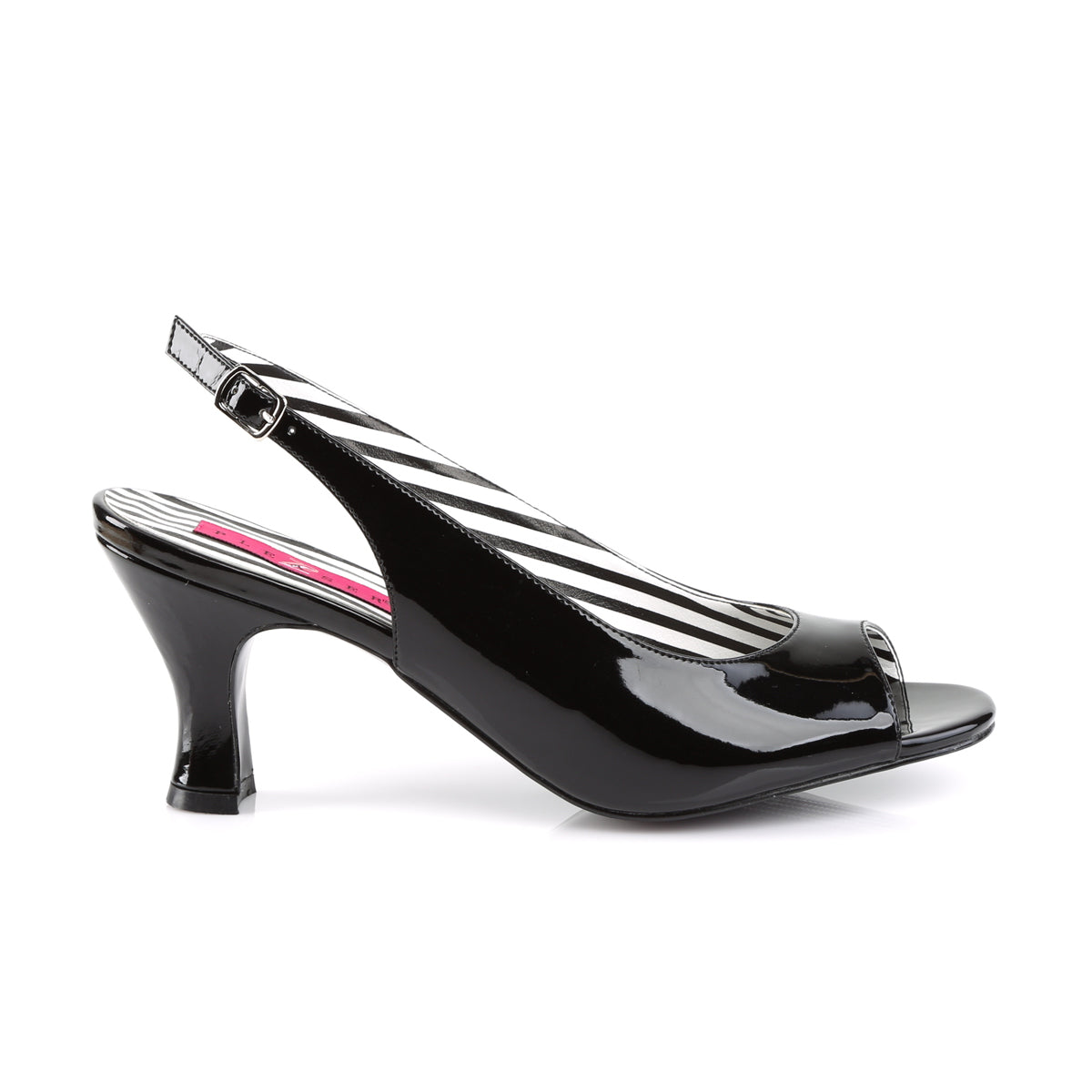 Pleaser Pink Label Bombas para mujer JENNA-02 BLK PAT