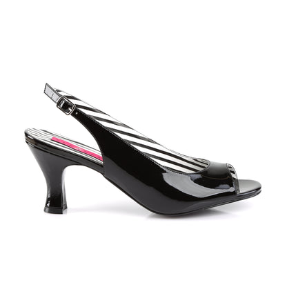 Pleaser Pink Label Bombas para mujer JENNA-02 BLK PAT