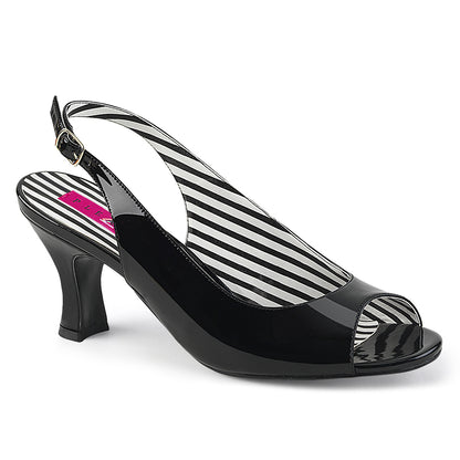 Pleaser Pink Label Bombas para mujer JENNA-02 BLK PAT