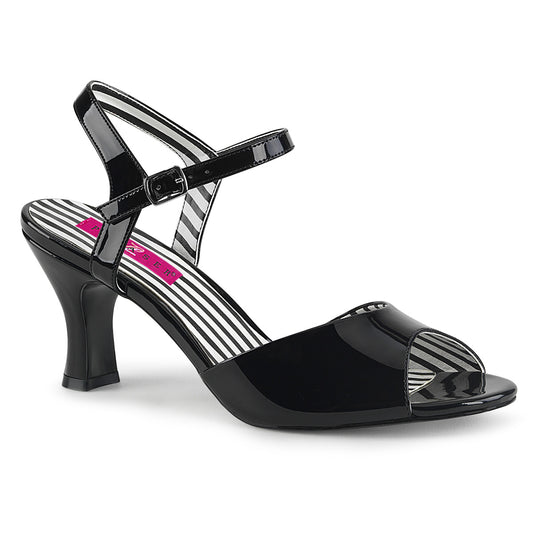 Pleaser Pink Label Bombas para mujer JENNA-09 BLK PAT