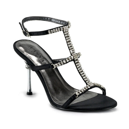Pleaser Party & Prom Sandalias para mujeres JEWEL-27 satinada blk
