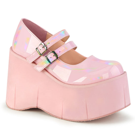 DemoniaCult  Zapatillas KERA-08 B. holograma rosa