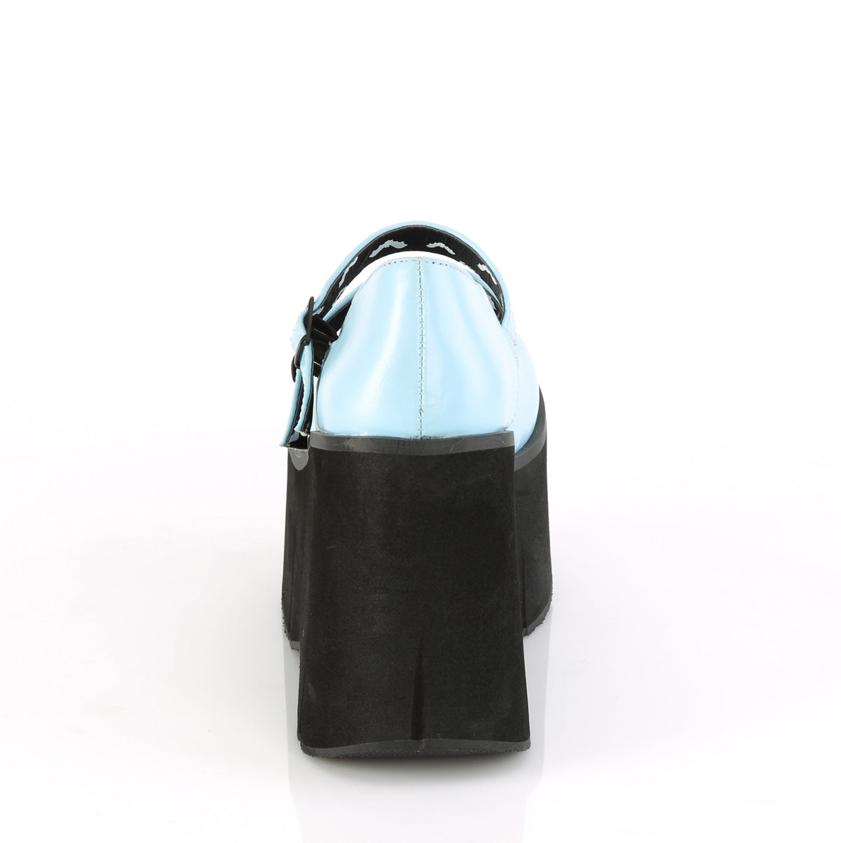 DemoniaCult Bombas de mujer KERA-08 B. Cuero vegano azul