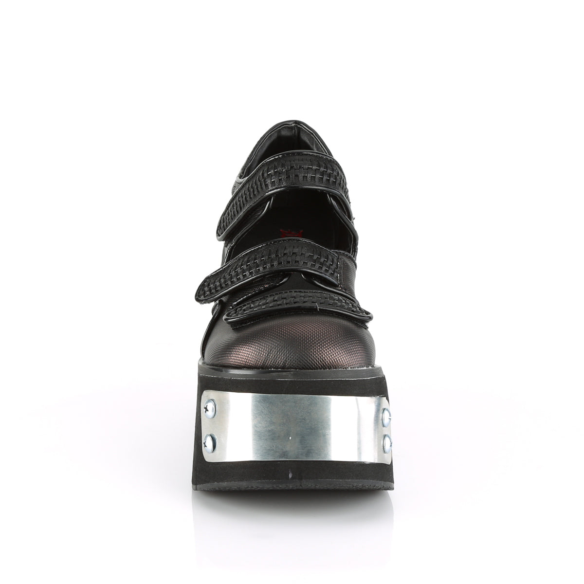 DemoniaCult Bombas de mujer KERA-13 BLK-PWER Vegan Leather