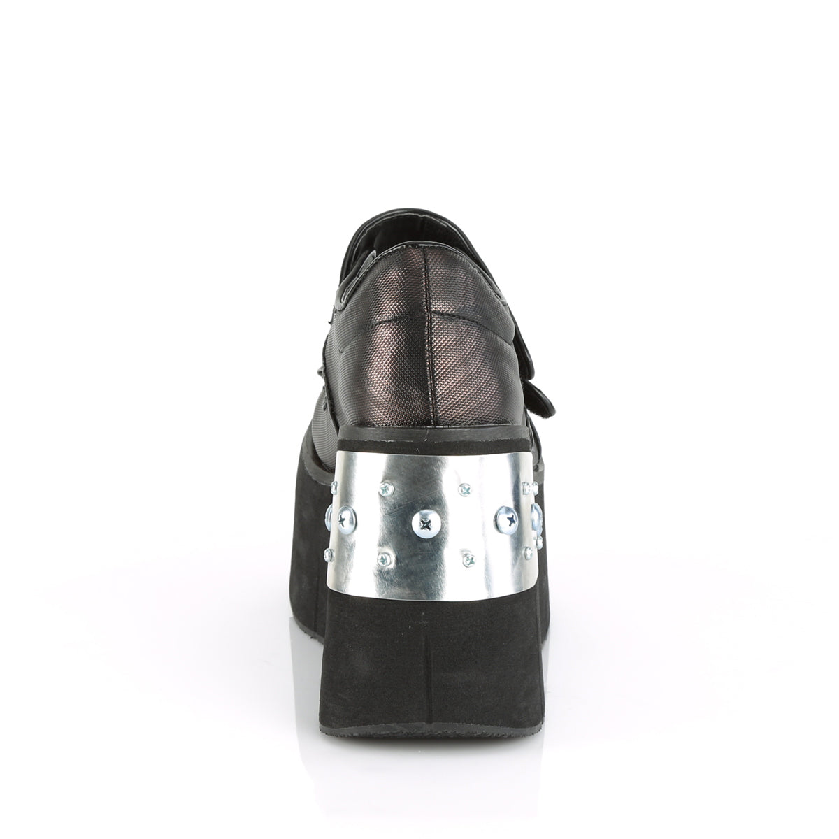 DemoniaCult Bombas de mujer KERA-13 BLK-PWER Vegan Leather