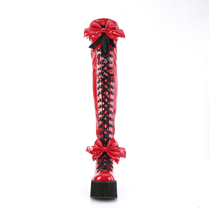 DemoniaCult  Botas KERA-303 Pat rojo
