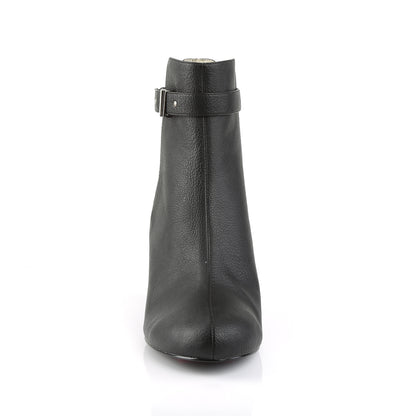 Pleaser Pink Label Botas de tobillo para mujer KIMBERLY-102 Blk Faux Cuero