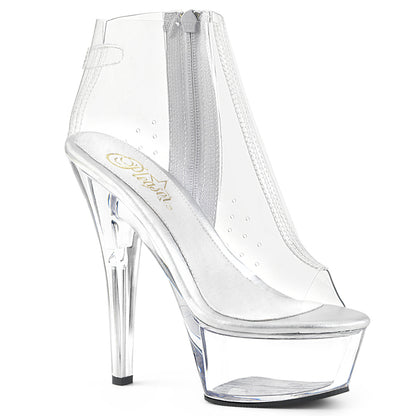 Pleaser Sandalias para mujer KISS-1023 CLR TPU / CLR