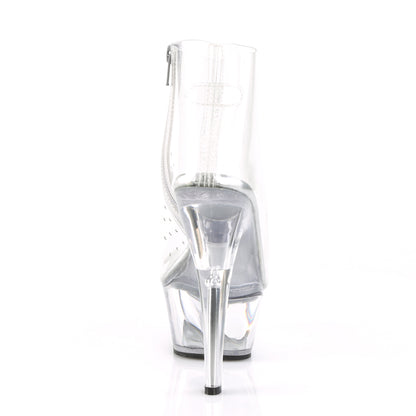 Pleaser Sandalias para mujer KISS-1023 CLR TPU / CLR