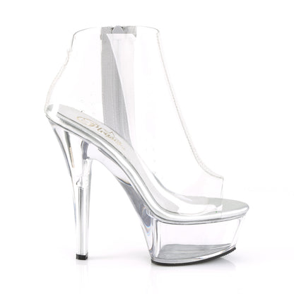 Pleaser Sandalias para mujer KISS-1023 CLR TPU / CLR