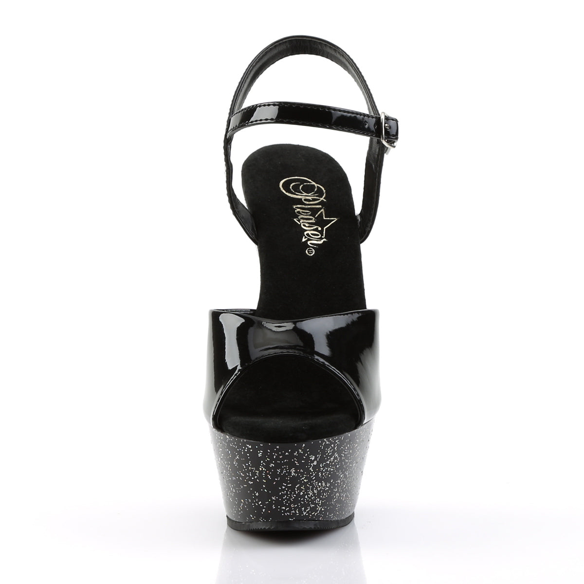 Pleaser Sandalias para mujer KISS-209mg BLK / BLK