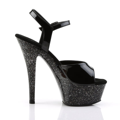 Pleaser Sandalias para mujer KISS-209mg BLK / BLK
