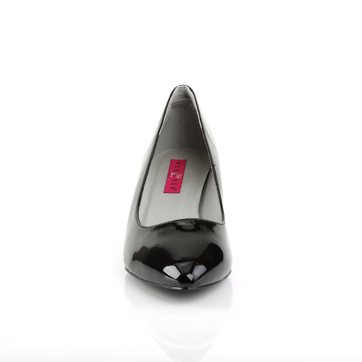 Pleaser Pink Label Bombas para mujer Kitten-01 BLK PAT