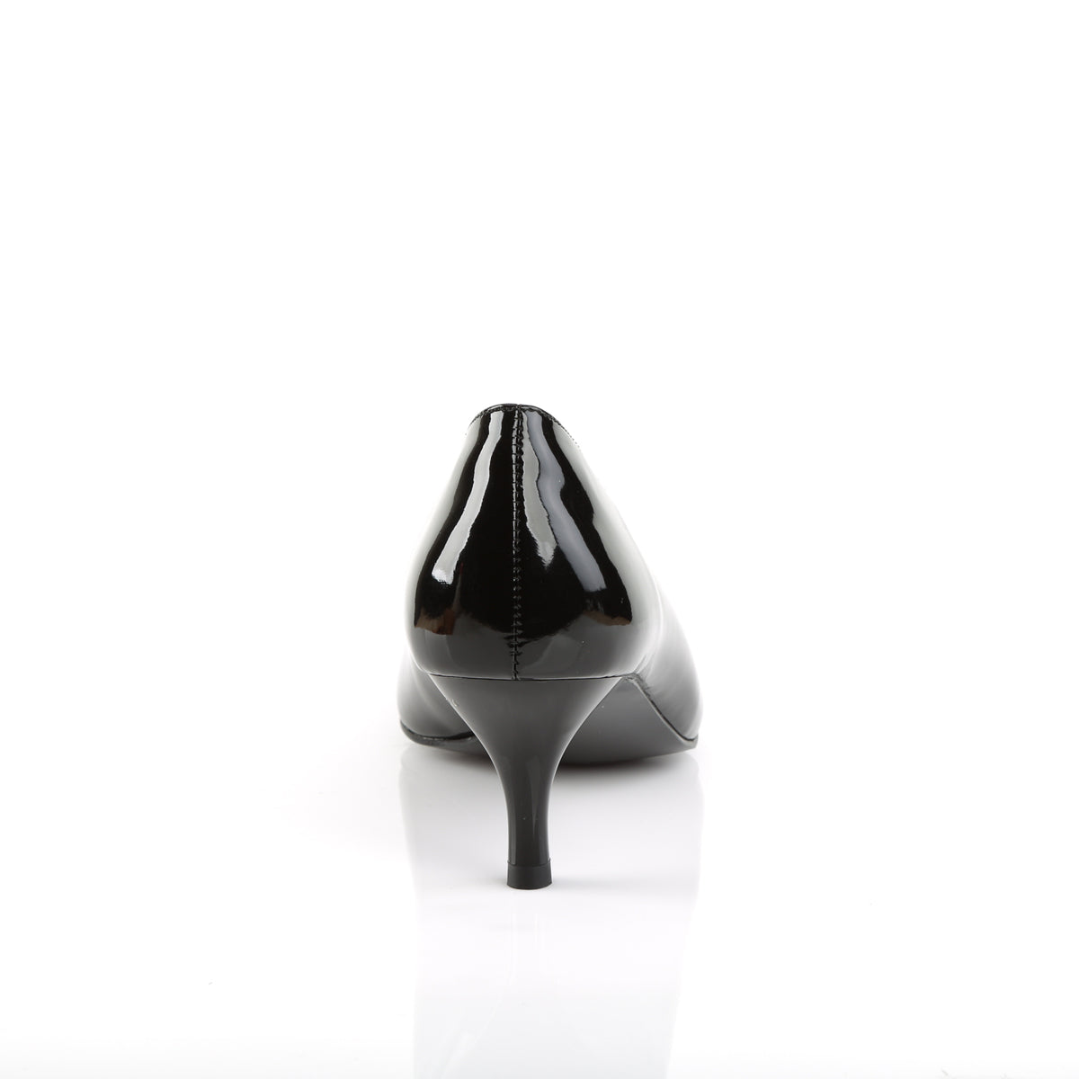 Pleaser Pink Label Bombas para mujer Kitten-01 BLK PAT