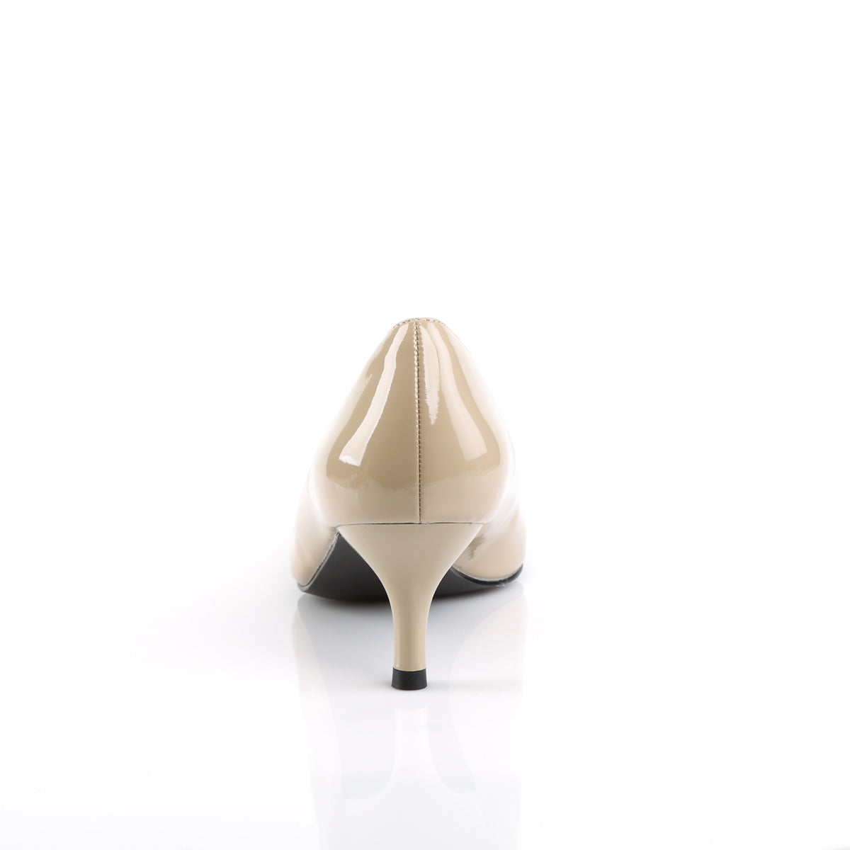 Pleaser Pink Label Bombas para mujer Kitten-01 Crema Pat