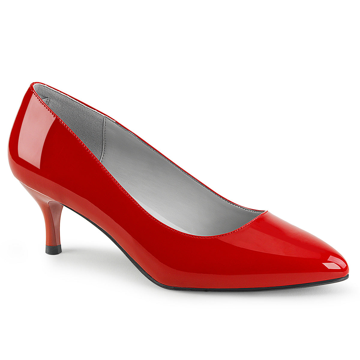 Pleaser Pink Label Bombas para mujer Kitten-01 Red Pat