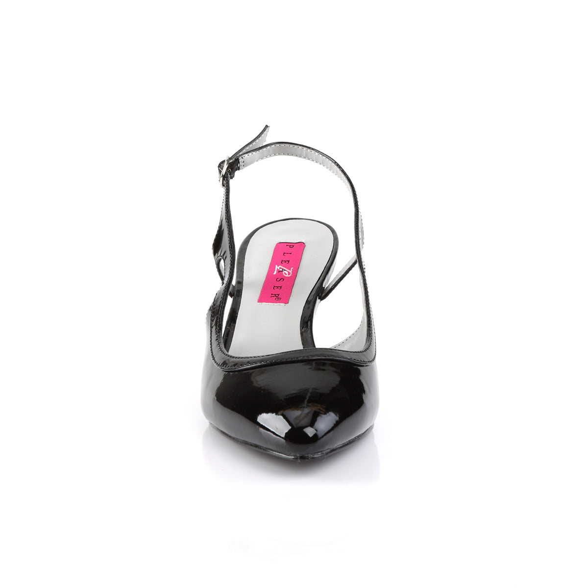 Pleaser Pink Label Bombas para mujer Kitten-02 BLK PAT