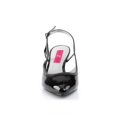 Pleaser Pink Label Bombas para mujer Kitten-02 BLK PAT