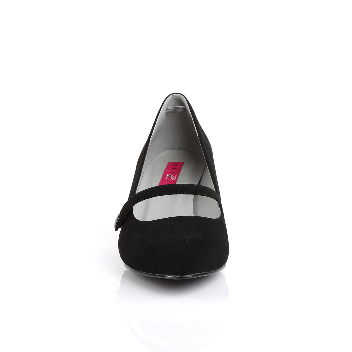Pleaser Pink Label Bombas para mujer Kitten-03 blk nubuck