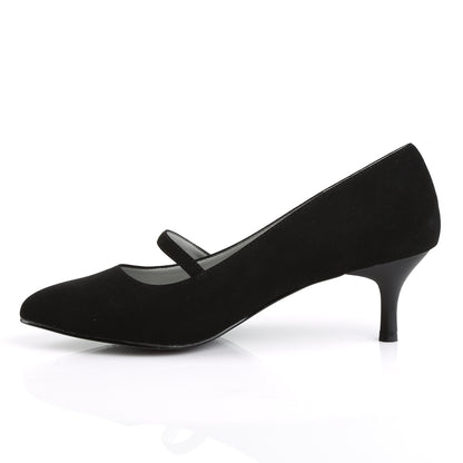 Pleaser Pink Label Bombas para mujer Kitten-03 blk nubuck