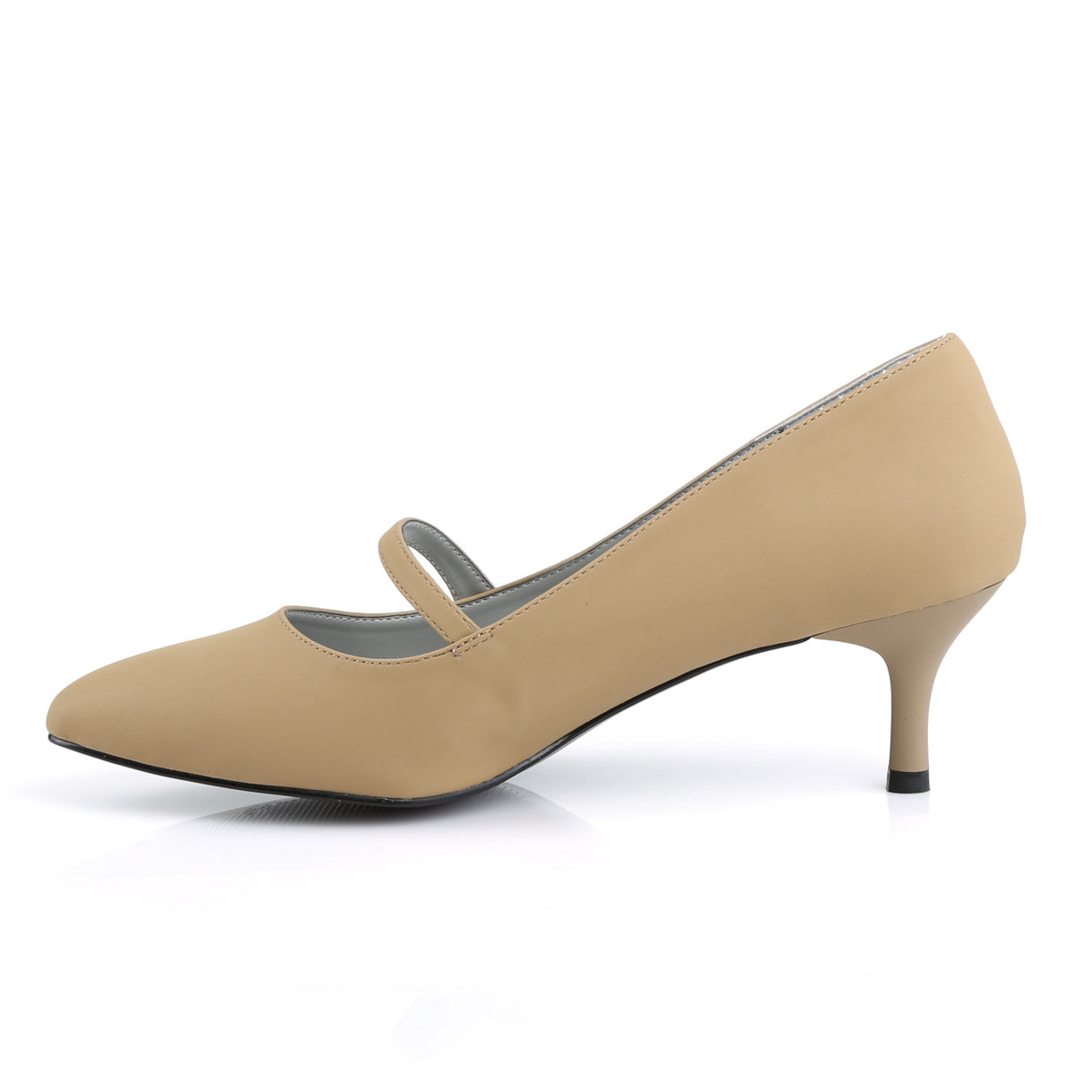 Pleaser Pink Label Bombas para mujer Kitten-03 taupe nubuck
