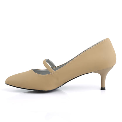 Pleaser Pink Label Bombas para mujer Kitten-03 taupe nubuck