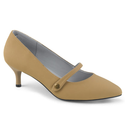 Pleaser Pink Label Bombas para mujer Kitten-03 taupe nubuck