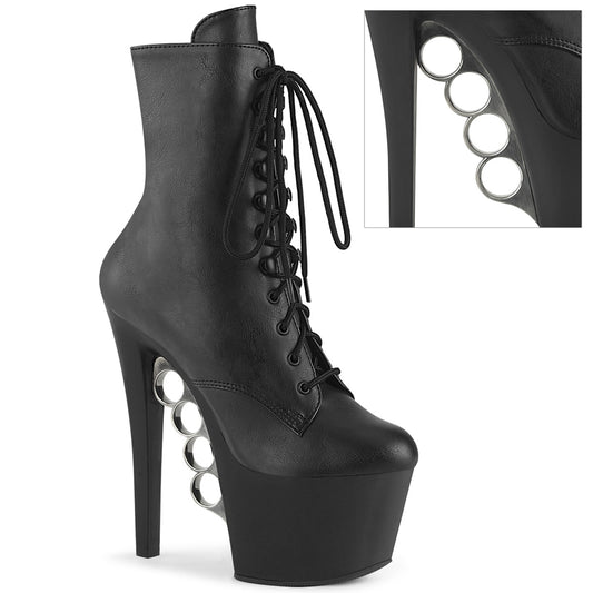 Pleaser   KNUCKS-1020 blk false le/blk mate