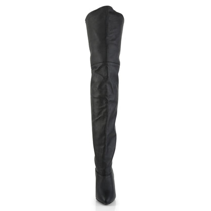 Pleaser Womens Boots LEGEND-8868 Blk Leather (P)