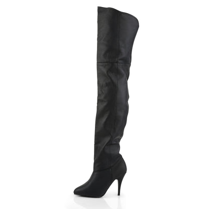 Pleaser Womens Boots LEGEND-8868 Blk Leather (P)