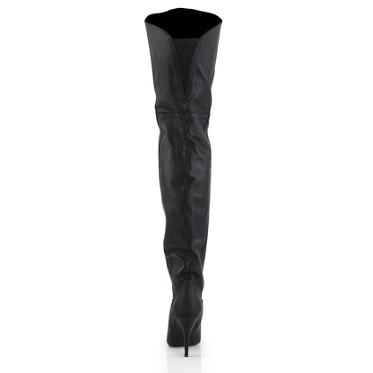 Pleaser Womens Boots LEGEND-8868 Blk Leather (P)