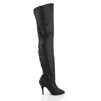 Pleaser Womens Boots LEGEND-8868 Blk Leather (P)