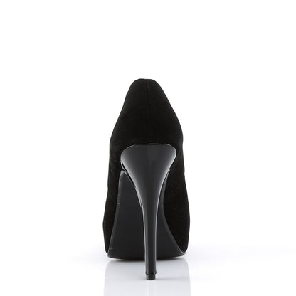Pin Up Couture Bombas para mujer LOLITA-10 BLK SUEDE PU