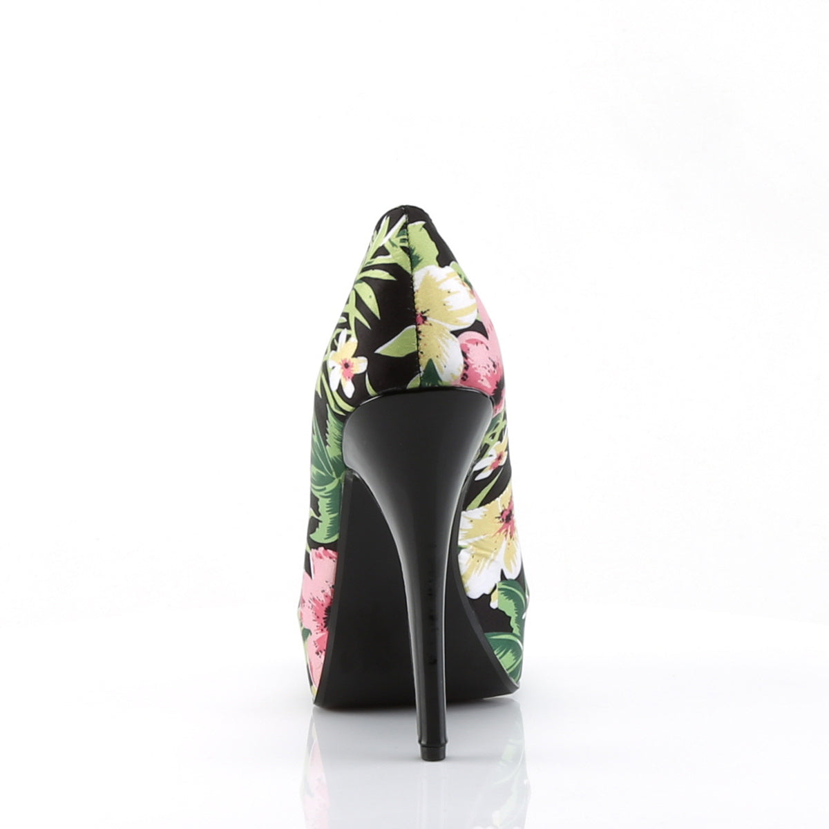 Pin Up Couture Bombas para mujer LOLITA-11 Tela de impresión floral blk