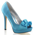 Fabulicious Bombas de mujer LUMINA-42 satén azul