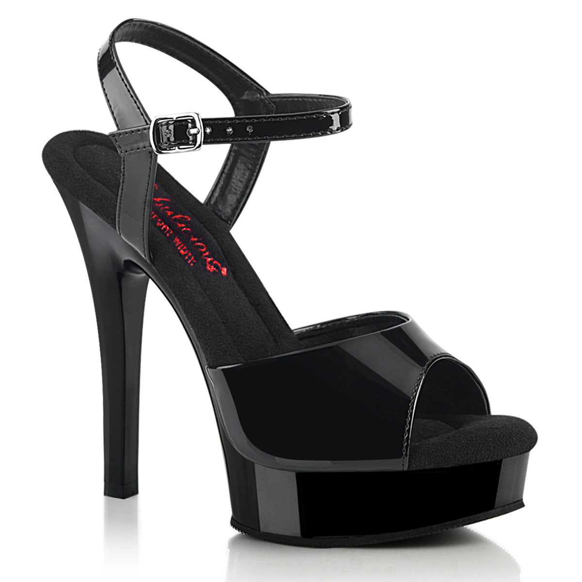 Fabulicious  Sandals MAJESTY-509 Blk Pat/Blk