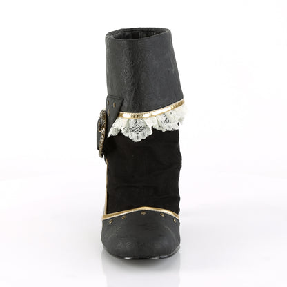 Funtasma Botas de mujer MATEY-115 BLK Microfibra de PU angustiada