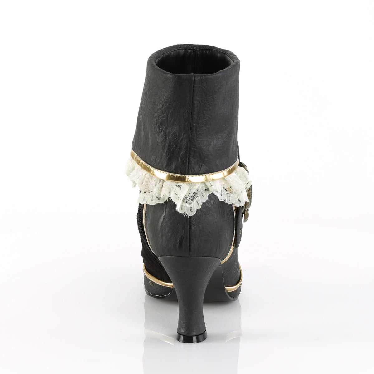 Funtasma Botas de mujer MATEY-115 BLK Microfibra de PU angustiada